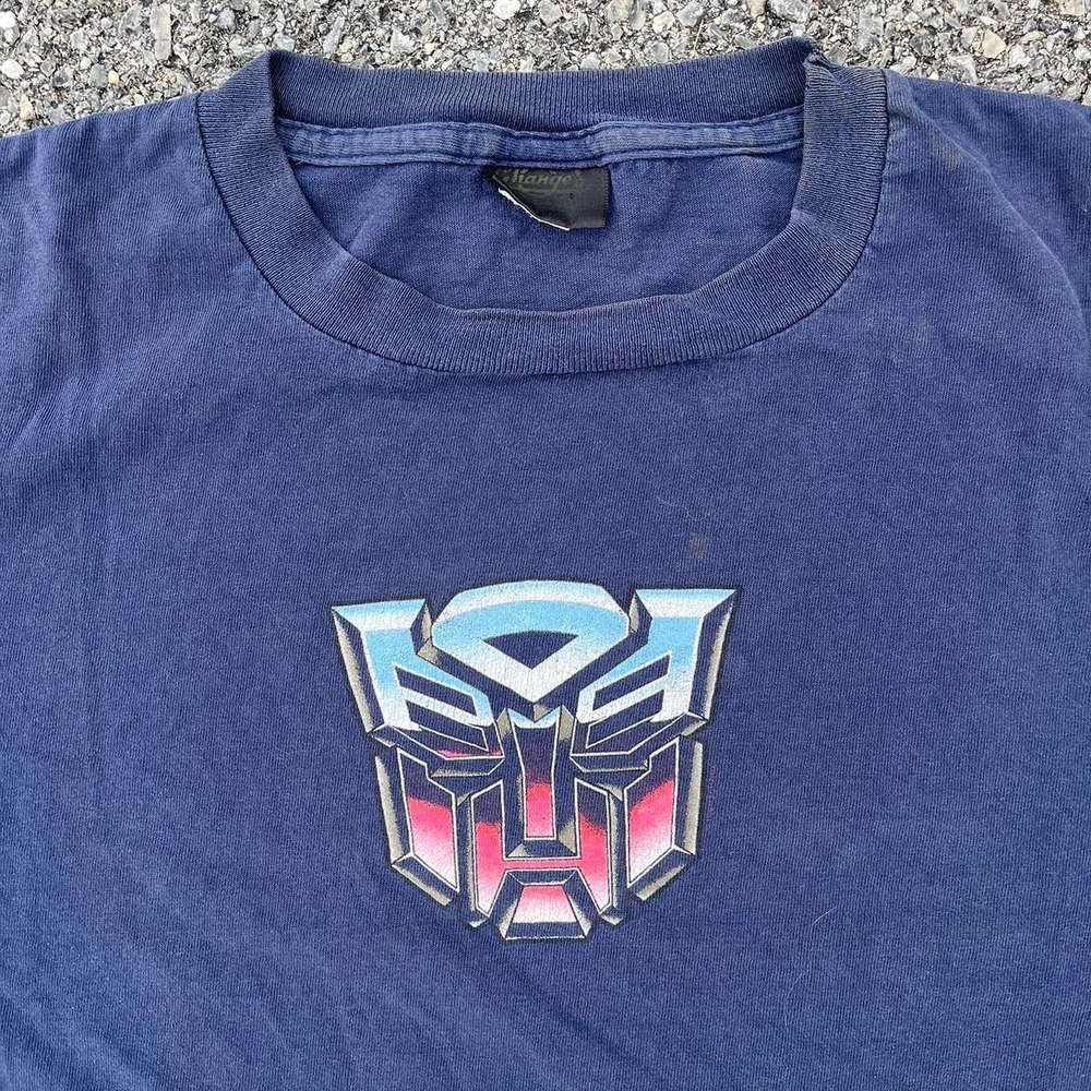 1990s Transformers Autobot Logo Hasbro Shirt Mens Size XL